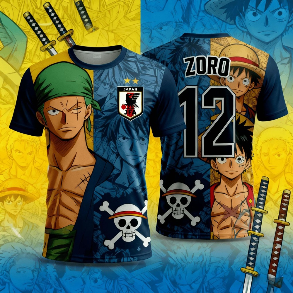 Street Fashion Anime - Straw Hat Pirate Anime Shirt T-shirt