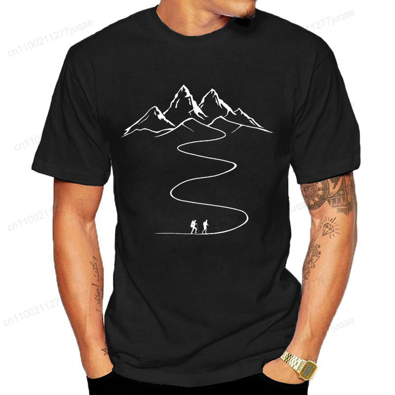 Street Fashion Blog - Mountains Path Hiking Trail Curves Printed