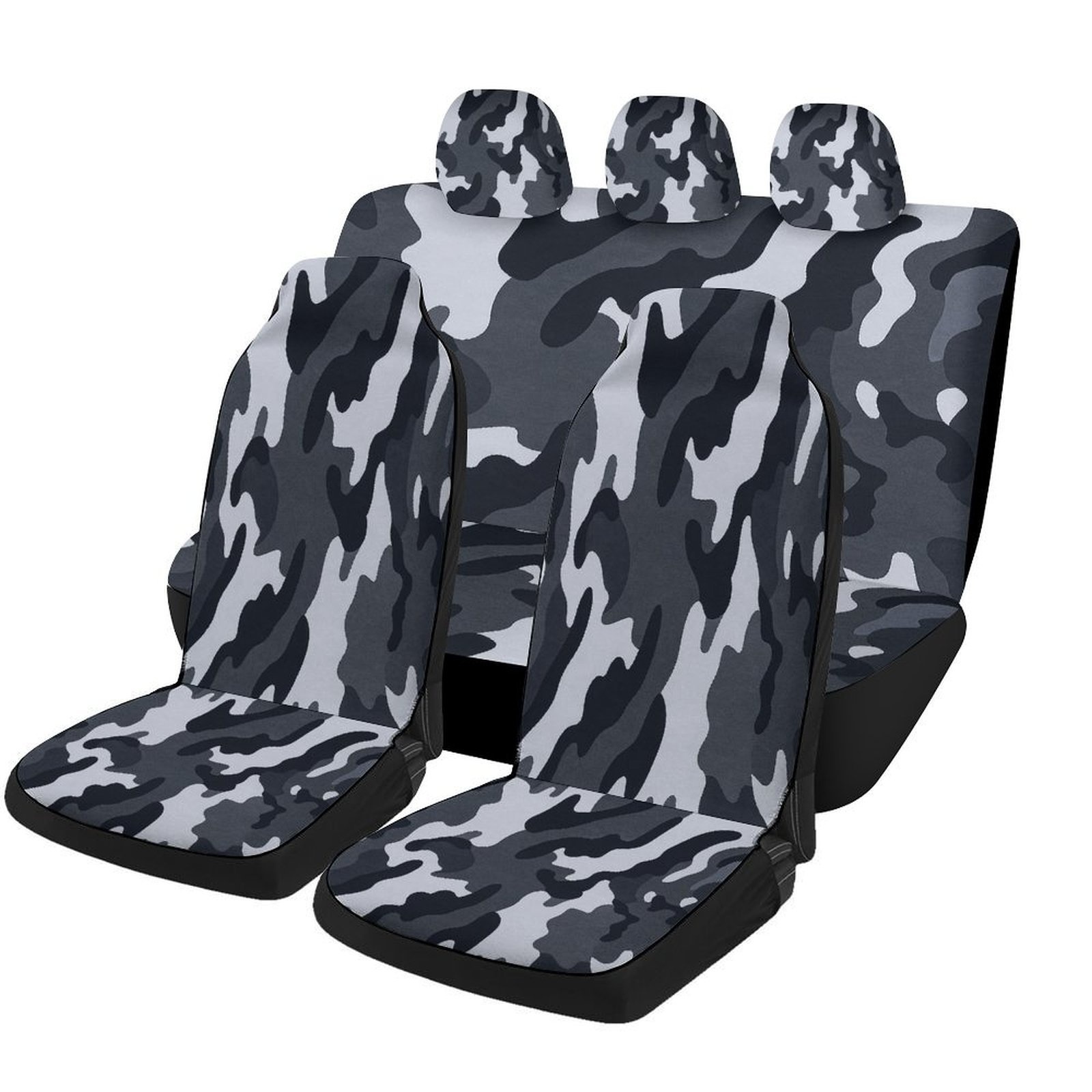 Camo Pattern Set - Camouflage Pattern Designed Car Seat Covers