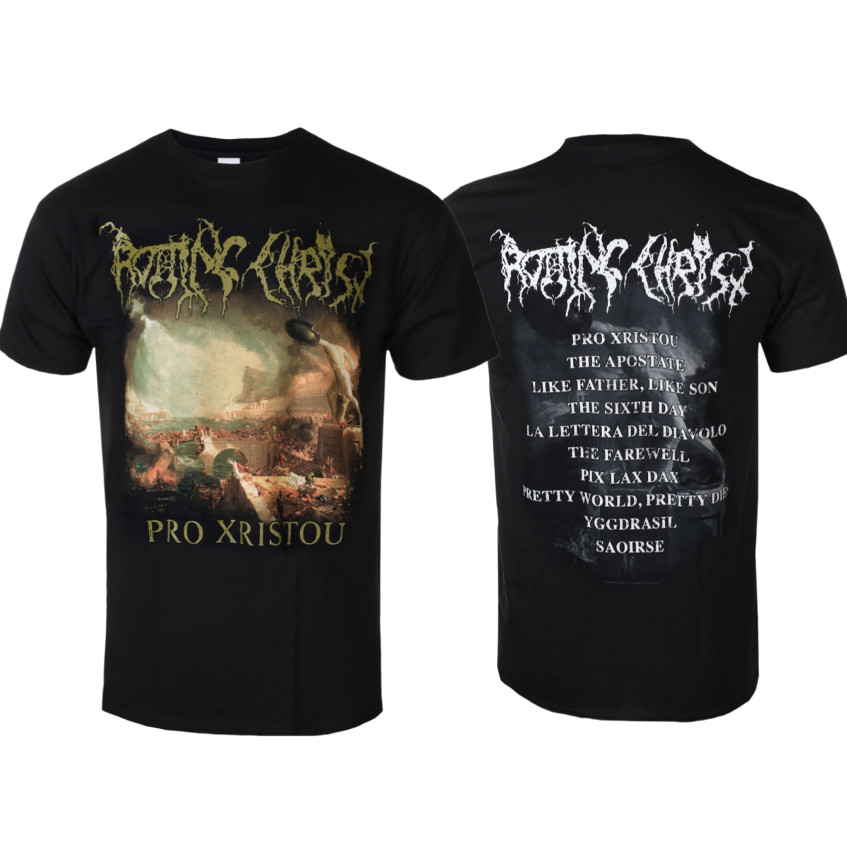 Street Fashion Shanghai - ROTTING CHRIST PRO XRISTOU Pattern Printing