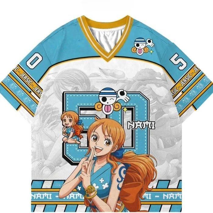 Street Fashion Anime - Jersey Straw Hat Pirates Anime Kpop