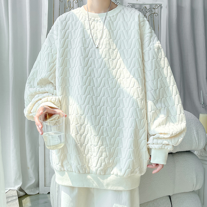 Oversized Crewneck Fleece - Trendy Oversize Men's Crew Neck Sweatshirt