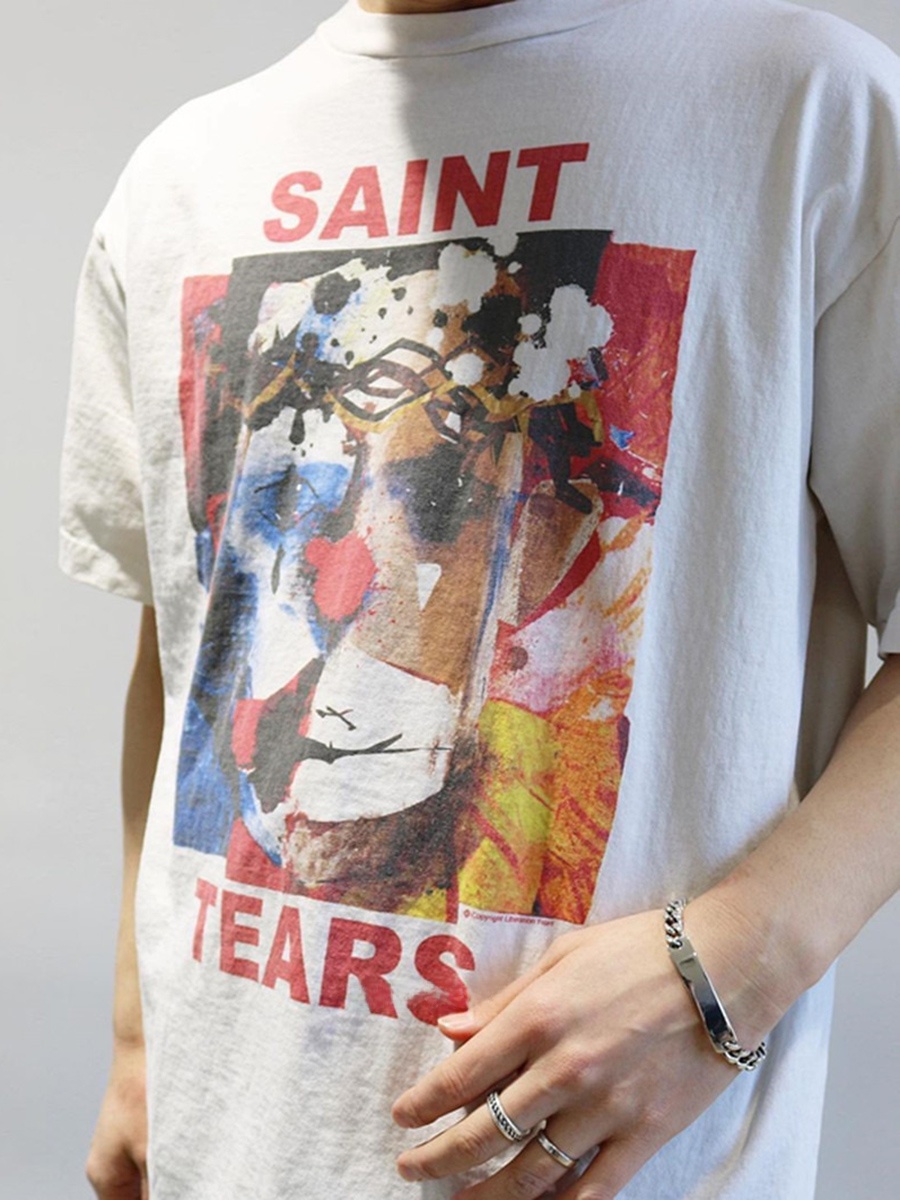Street Fashion Graffiti - Loose Unisex round Neck Short Sleeve