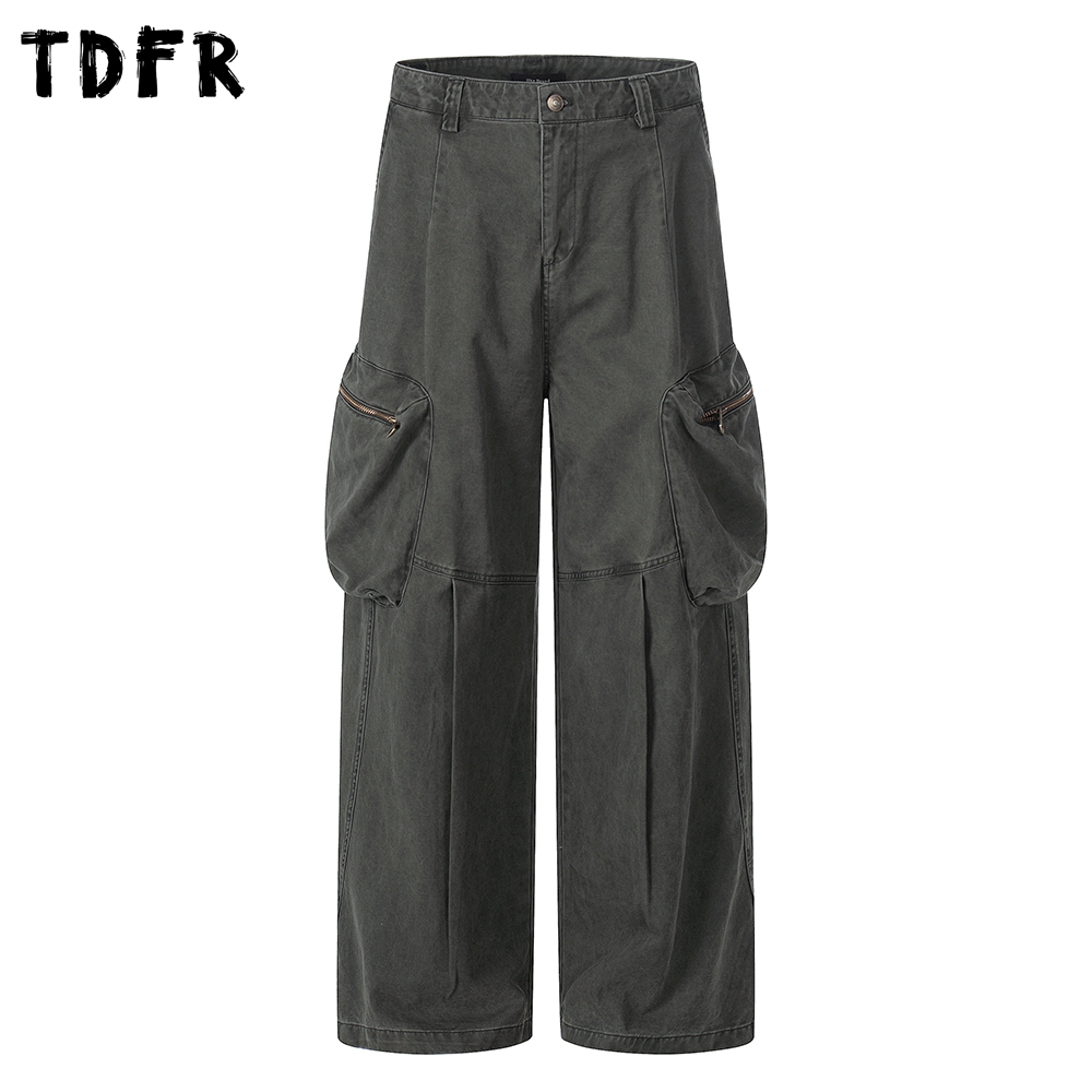 Cargo Pant Wide - Pocket Cargo Pants Mens Solid Color