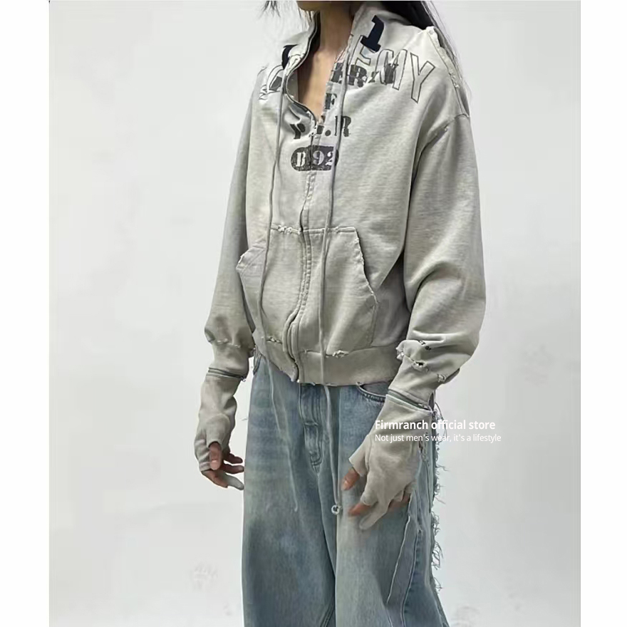 Firmranch New Autumn Winter Ko - Street Fashion Zip Up Hoodie บทวิจารณ์และราคา
