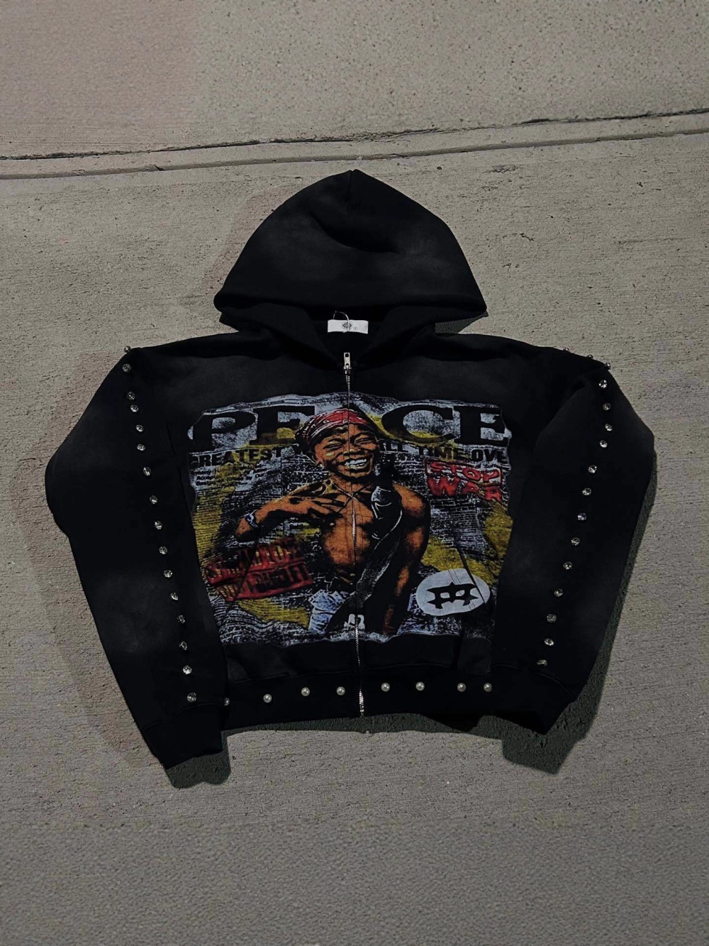 2026 new American hip-hop loos - Street Fashion Zip Up Hoodie บทวิจารณ์และราคา