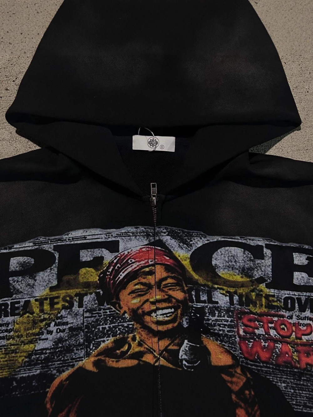 2026 new American hip-hop loos - Street Fashion Zip Up Hoodie บทวิจารณ์และราคา