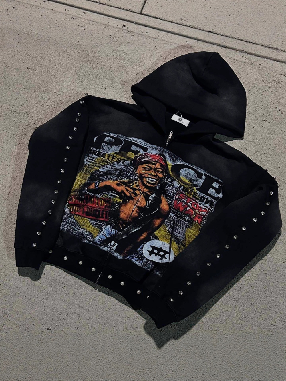 2026 new American hip-hop loos - Street Fashion Zip Up Hoodie บทวิจารณ์และราคา