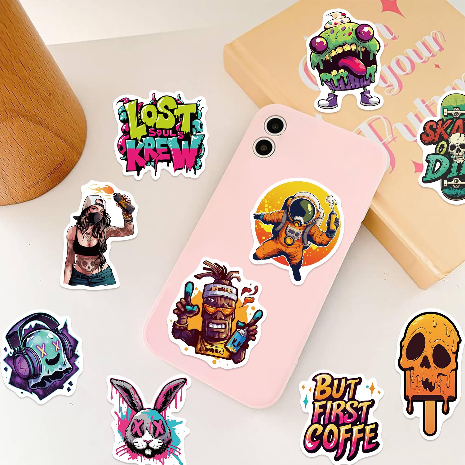 50pcs Fashion Personalized Str - Street Fashion Graffiti บทวิจารณ์และราคา