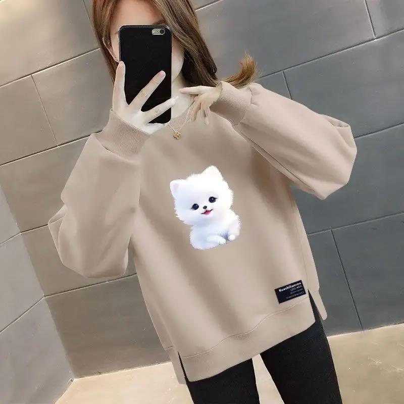 Thickened Fleece Oversize Loos - Oversized Crewneck Fleece บทวิจารณ์และราคา