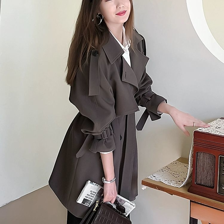 Brown Trench Women'S Fashionab - Street Fashion China Beautiful Girls บทวิจารณ์และราคา