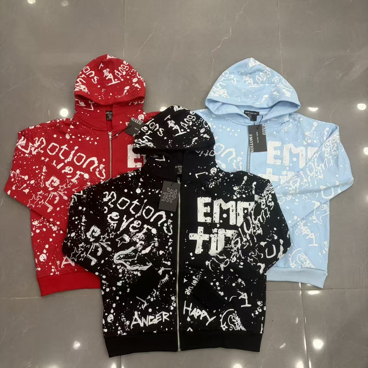 Fashionable Zip-Up Jacket, Hig - Street Fashion Zip Up Hoodie บทวิจารณ์และราคา
