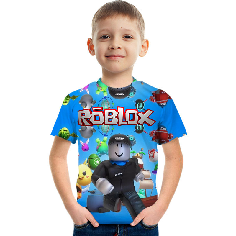 2026 Roblox kid T shirt Boys G - Street Fashion Roblox บทวิจารณ์และราคา