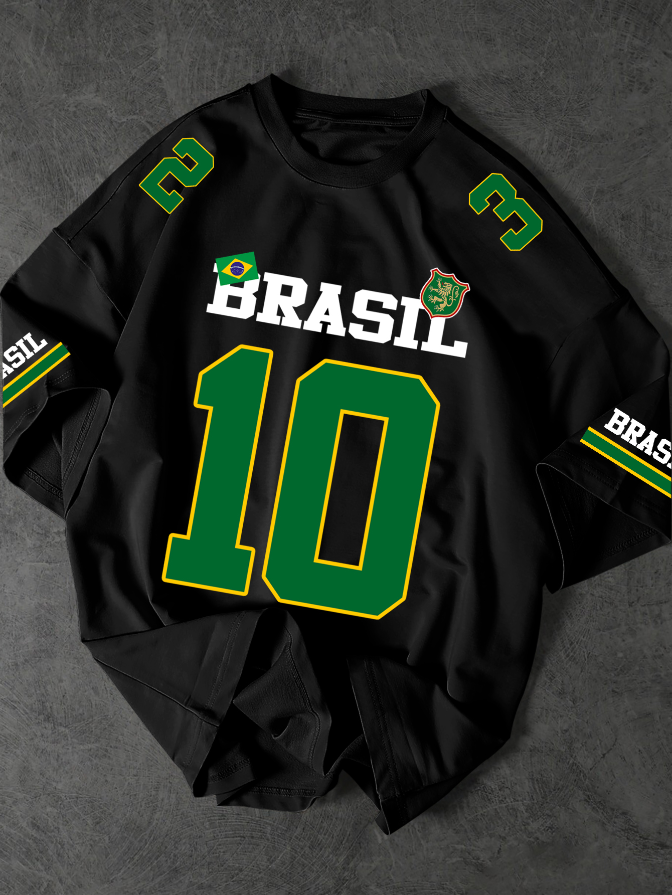 Men's American Retro Brazil 10 - Street Fashion Brazil บทวิจารณ์และราคา