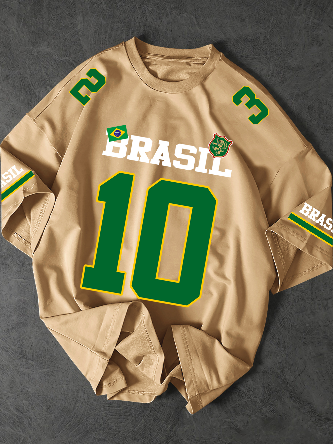 Men's American Retro Brazil 10 - Street Fashion Brazil บทวิจารณ์และราคา