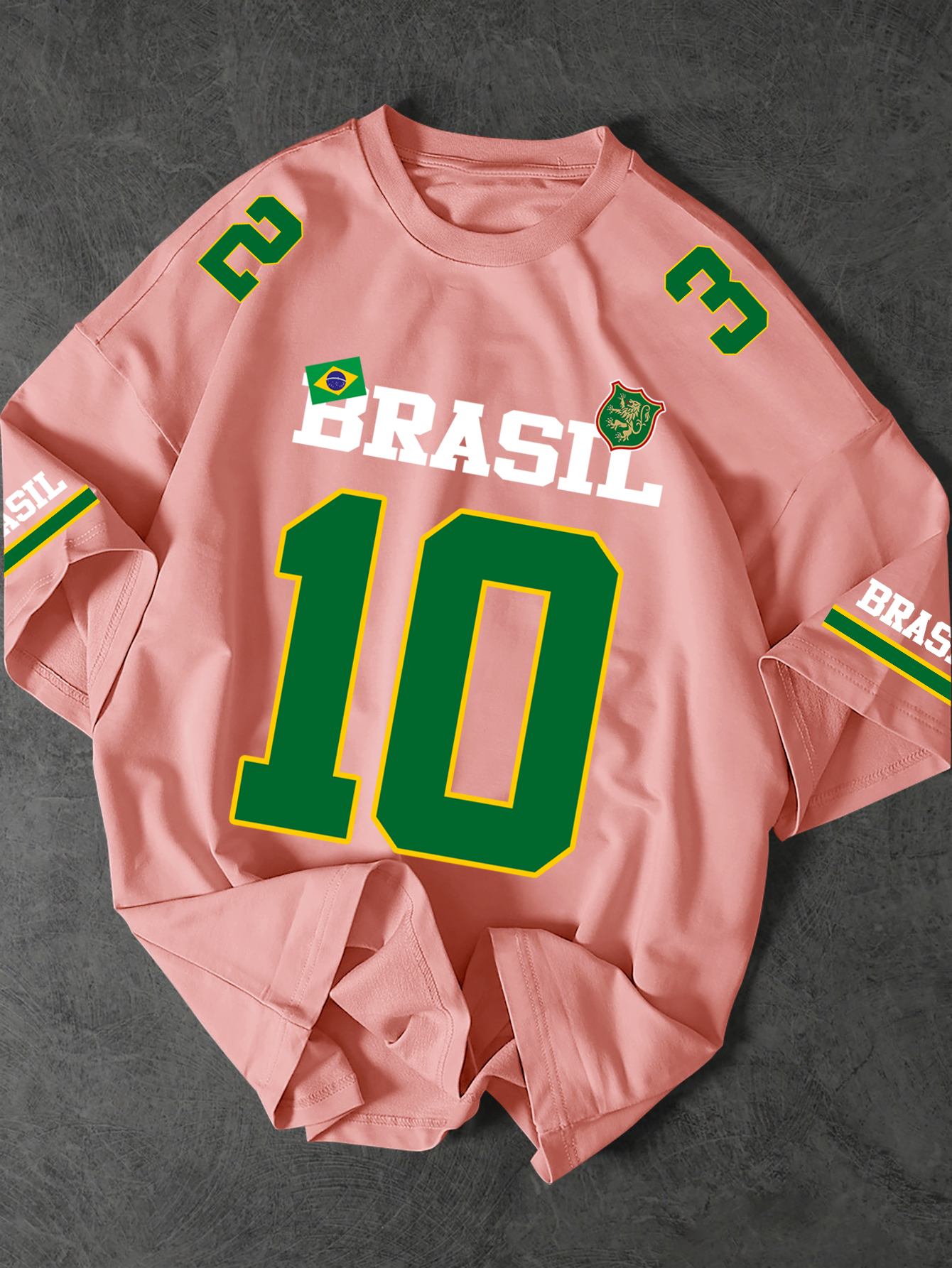 Men's American Retro Brazil 10 - Street Fashion Brazil บทวิจารณ์และราคา