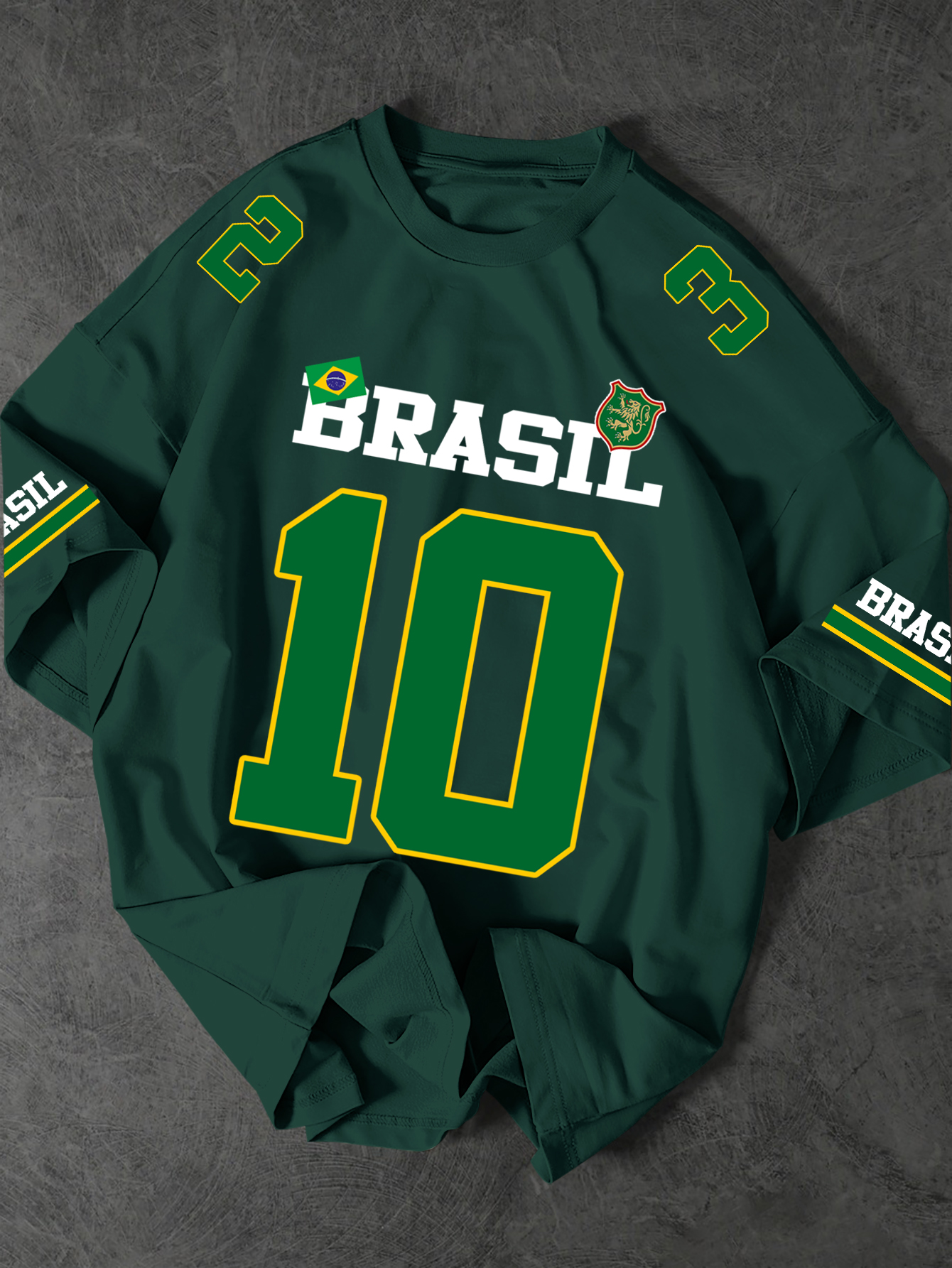 Men's American Retro Brazil 10 - Street Fashion Brazil บทวิจารณ์และราคา