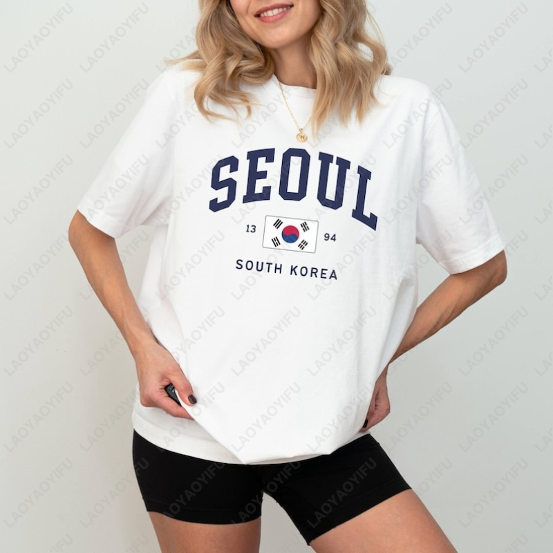 Seoul South Korean Flag Unisex - Street Fashion Seoul บทวิจารณ์และราคา