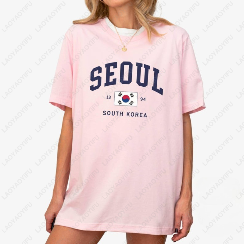 Seoul South Korean Flag Unisex - Street Fashion Seoul บทวิจารณ์และราคา