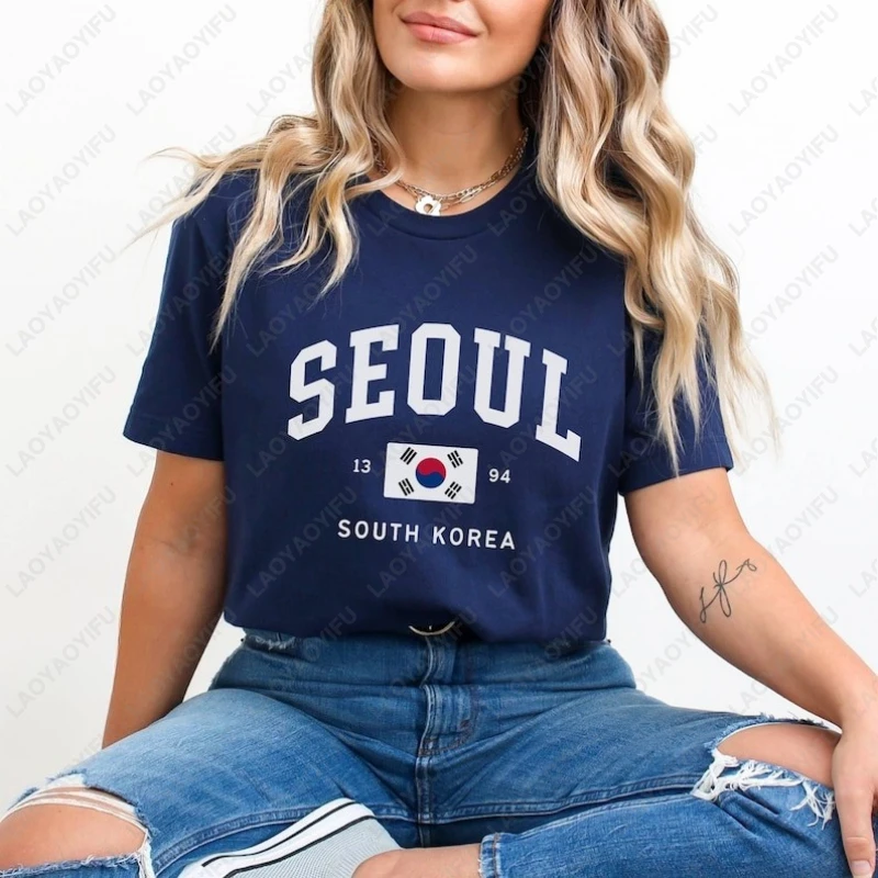 Seoul South Korean Flag Unisex - Street Fashion Seoul บทวิจารณ์และราคา