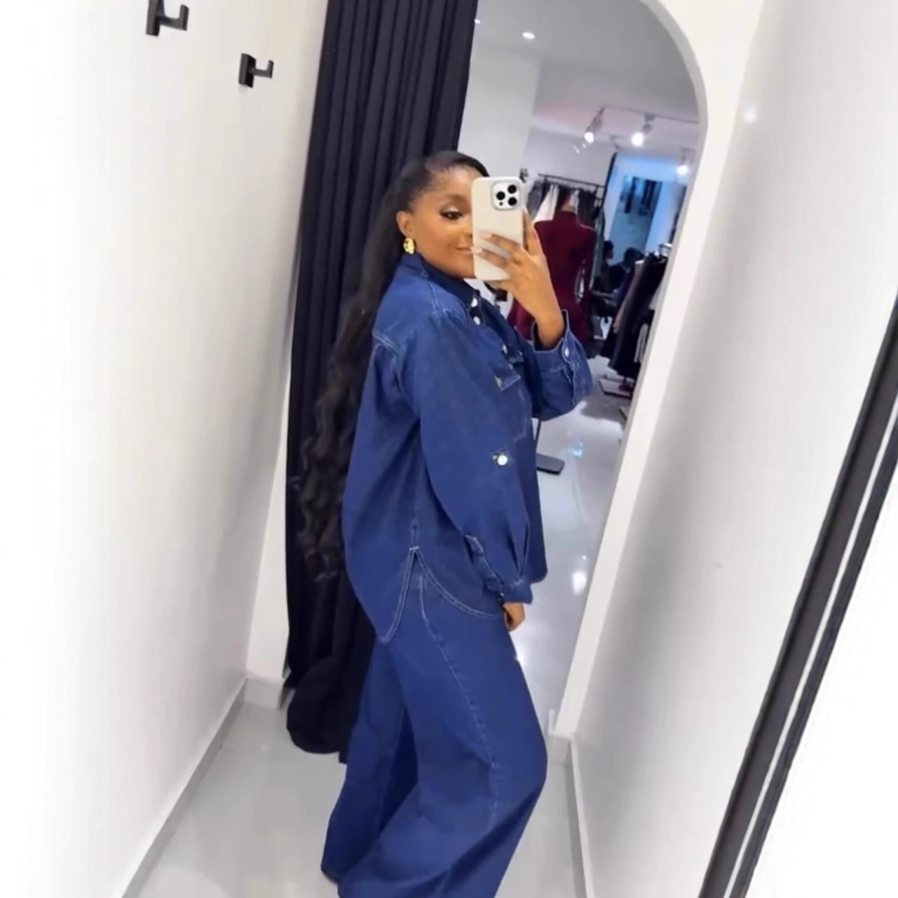 Jeans 2 Piece Sets Women Denim - Street Fashion Jeans Women บทวิจารณ์และราคา