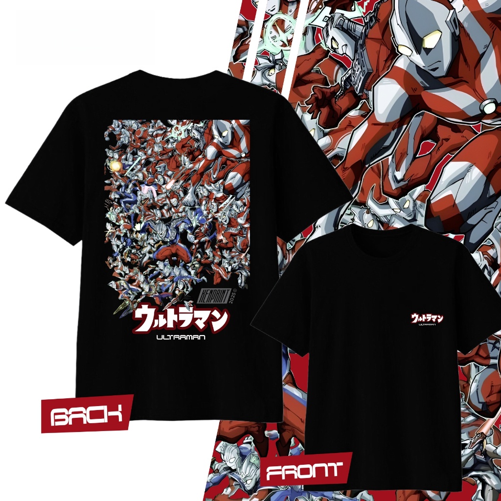 Anime Ultraman Printed Cotton  - Street Fashion Anime บทวิจารณ์และราคา
