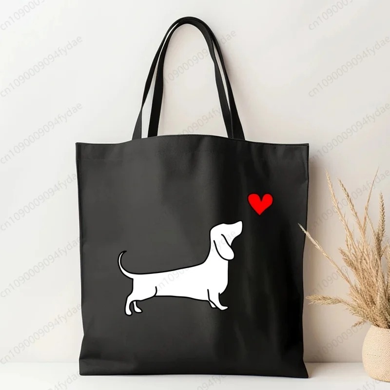 Dachshund Teckel Cute Dog  Can - Tote Bag Canvas Print บทวิจารณ์และราคา