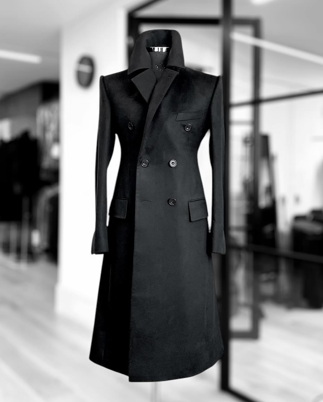 Fashion Woolen Blend Coat Men  - Street Fashion Shanghai บทวิจารณ์และราคา