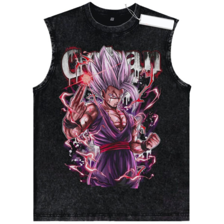 New Retro Washed Dragon Ball Z - Street Fashion Anime บทวิจารณ์และราคา