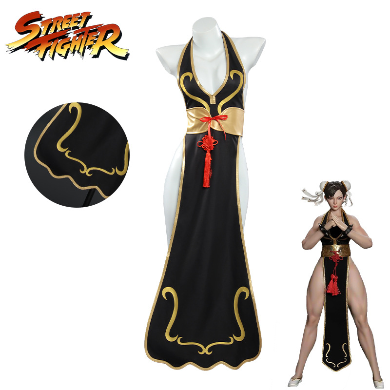 New Street Fighter Chunli cosp - Street Fashion Anime บทวิจารณ์และราคา