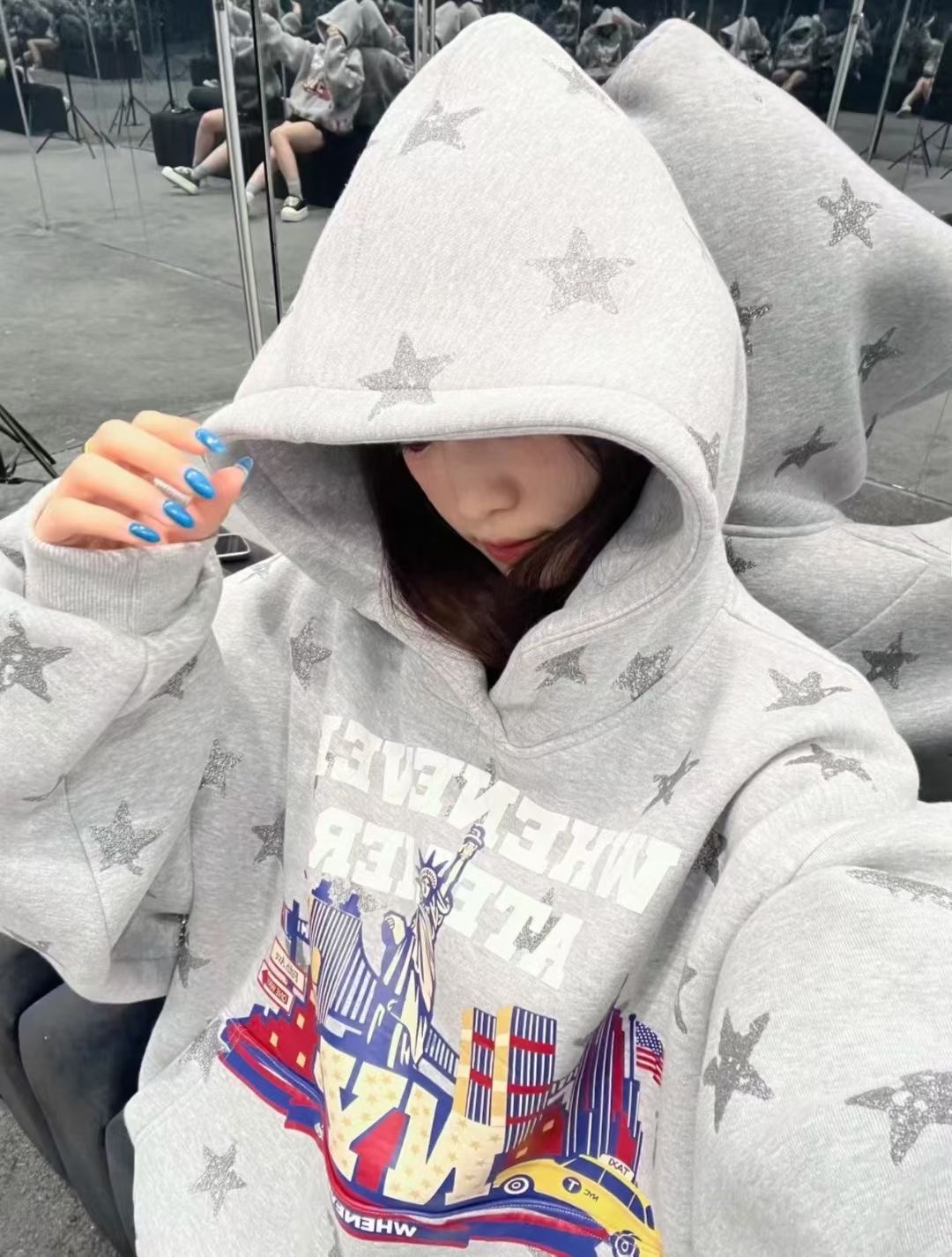Women's Oversized Hoodie Sweat - Oversized Crewneck Fleece บทวิจารณ์และราคา