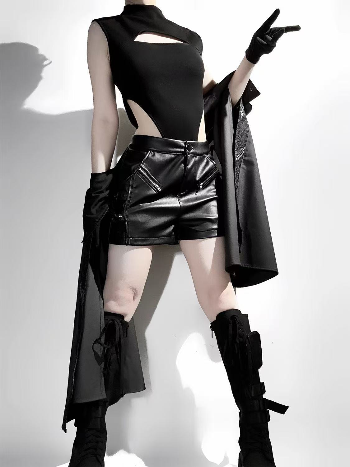 Dark Black Gothic Costume Wome - Street Fashion In Chinese บทวิจารณ์และราคา