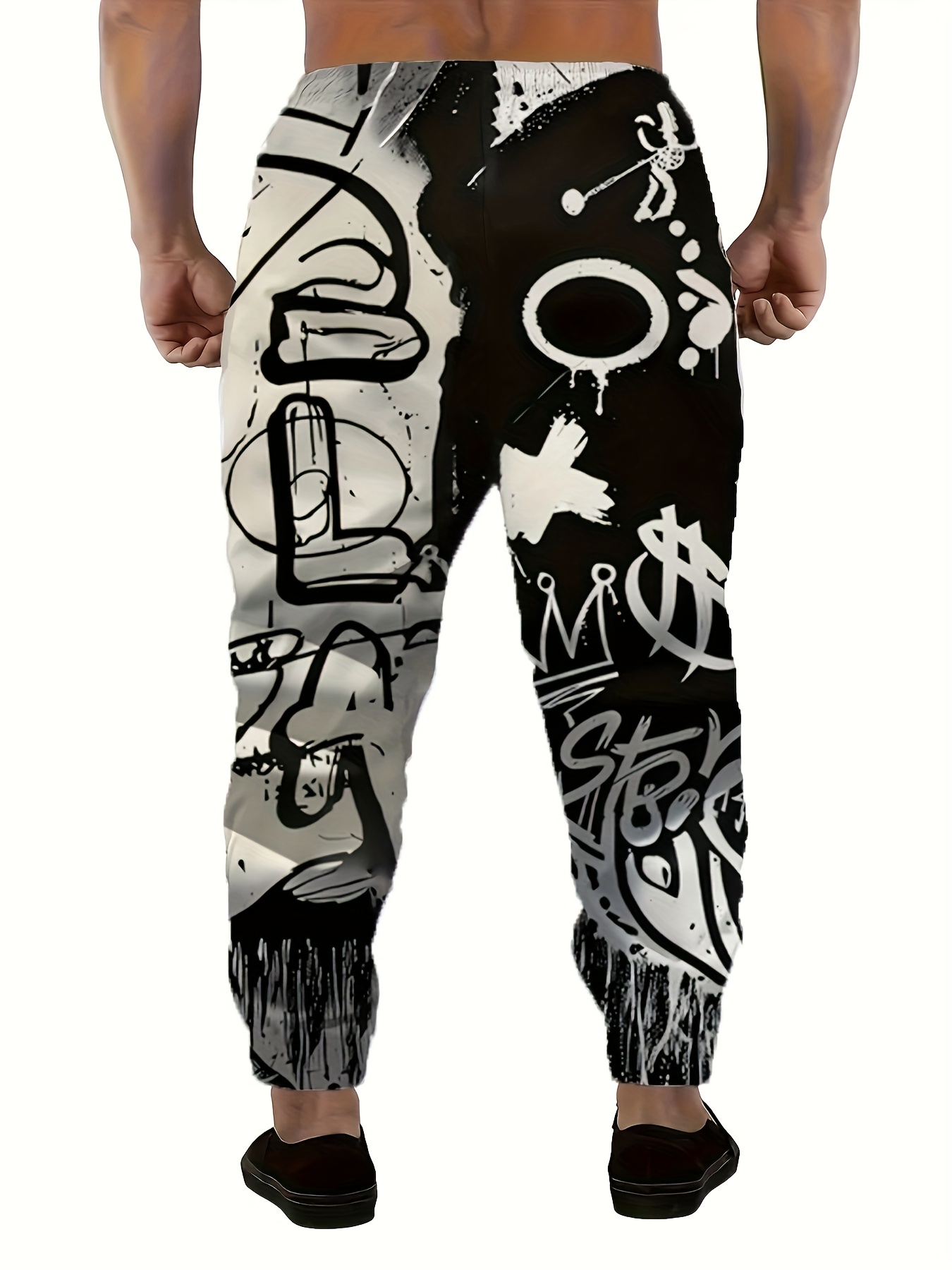 New Men's Fashion Autumn Lette - Street Fashion Graffiti บทวิจารณ์และราคา