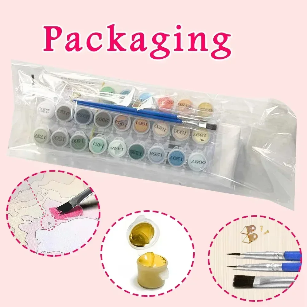Frameless Diy Paint By Number  - Street Fashion Blog บทวิจารณ์และราคา
