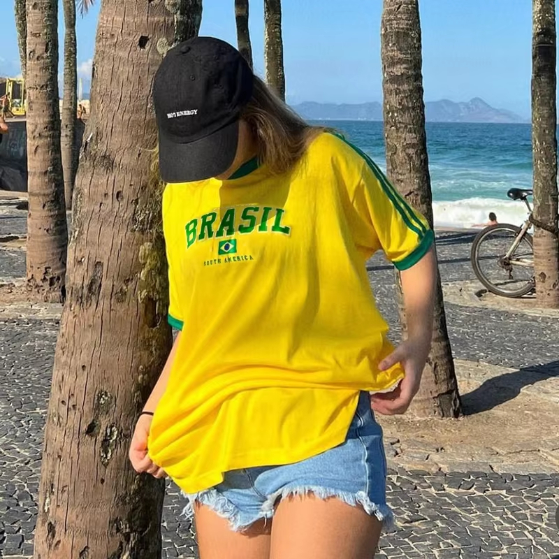 2000s Fashion BRAZIL Letter Go - Street Fashion Brazil บทวิจารณ์และราคา