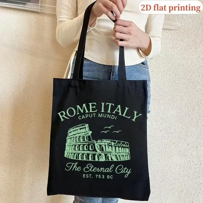 Vintage Rome Italy Canvas Tote - Tote Bag Canvas Print บทวิจารณ์และราคา