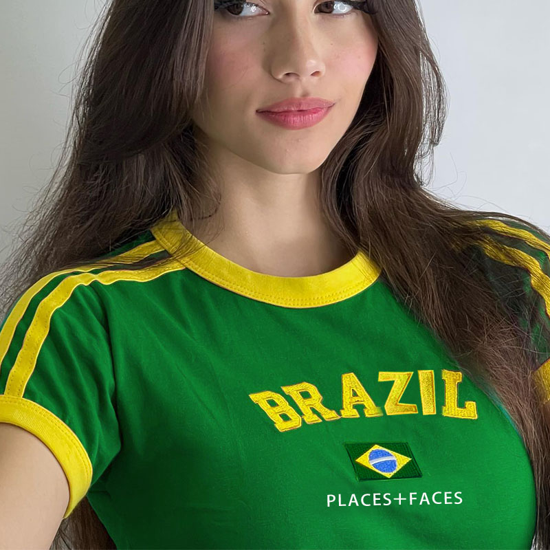 Women's Streetwear Brazil Lett - Street Fashion Brazil บทวิจารณ์และราคา