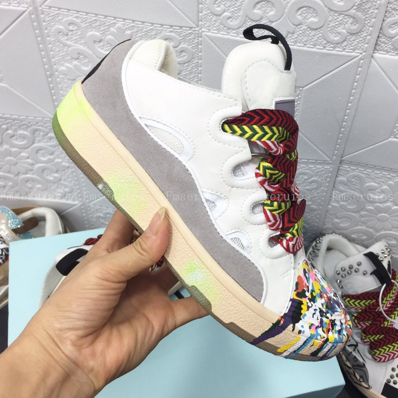 Fashion Men Women Casual Shoes - Street Fashion Graffiti บทวิจารณ์และราคา