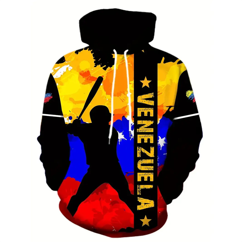 Colombian Venezuela Flag Hoodi - Street Fashion Brazil บทวิจารณ์และราคา