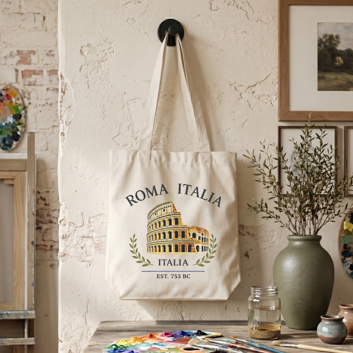 1 Pack 35×38.5cm Soft Canvas T - Tote Bag Canvas Print บทวิจารณ์และราคา