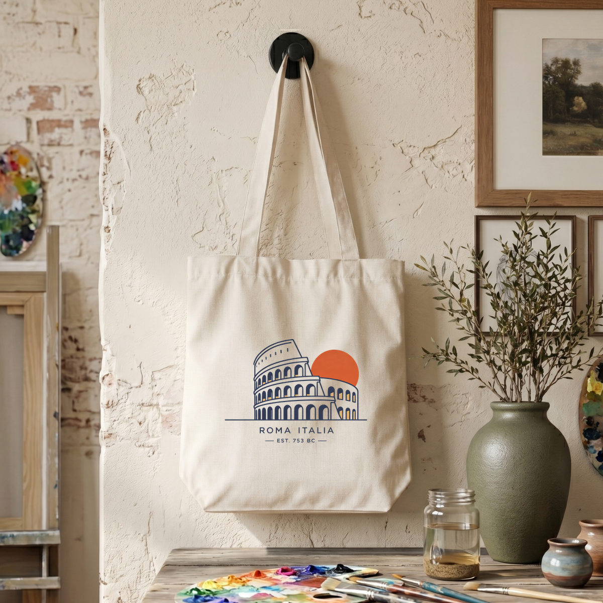 1 Pack 35×38.5cm Soft Canvas T - Tote Bag Canvas Print บทวิจารณ์และราคา