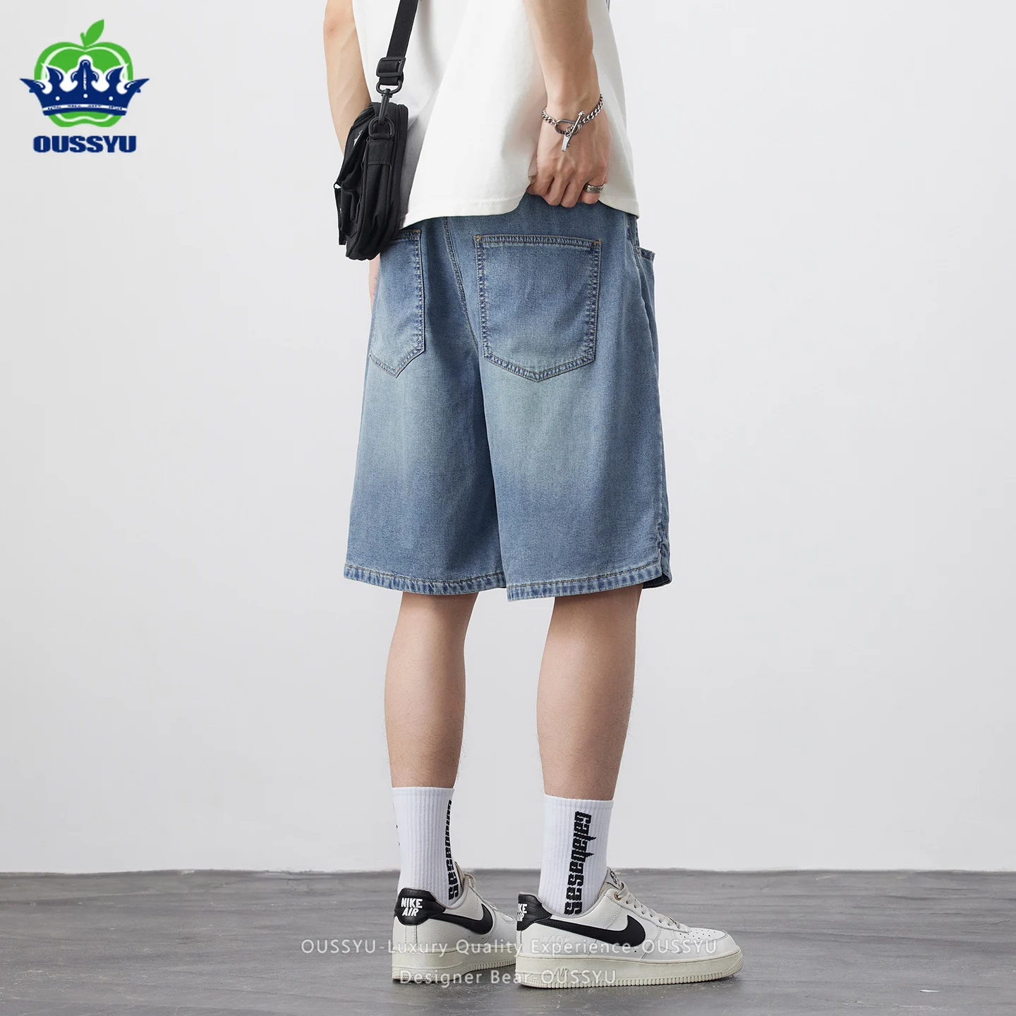 High Quality Summer Men's Jort - Street Fashion Baggy บทวิจารณ์และราคา