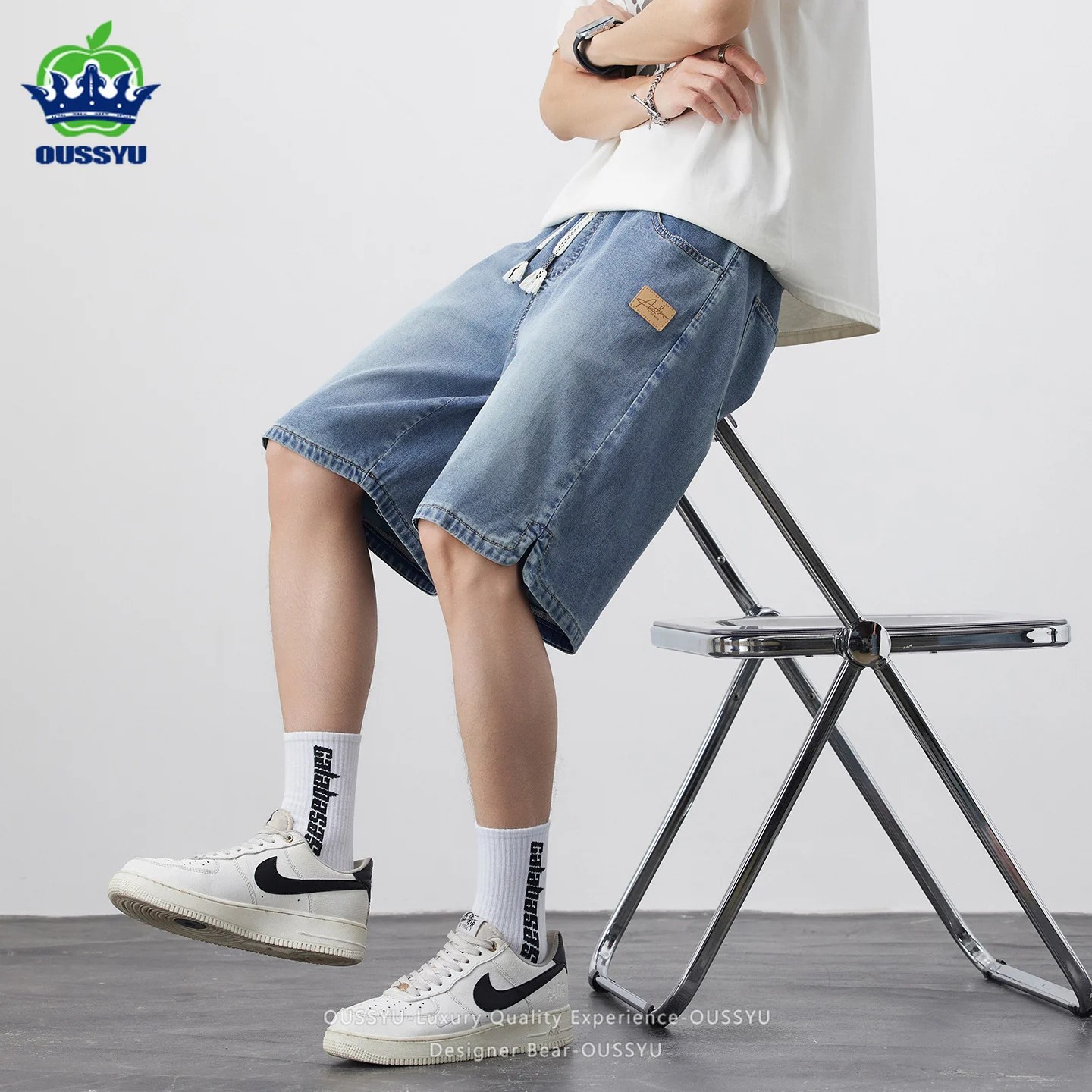 High Quality Summer Men's Jort - Street Fashion Baggy บทวิจารณ์และราคา