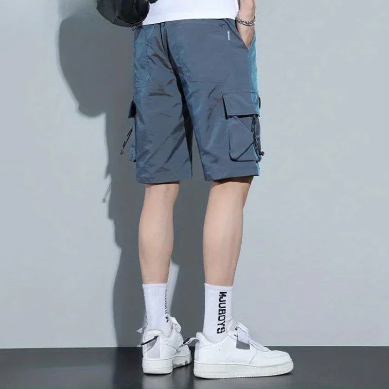 Men's Cargo Shorts Baggy Elast - Cargo Pant Wide บทวิจารณ์และราคา