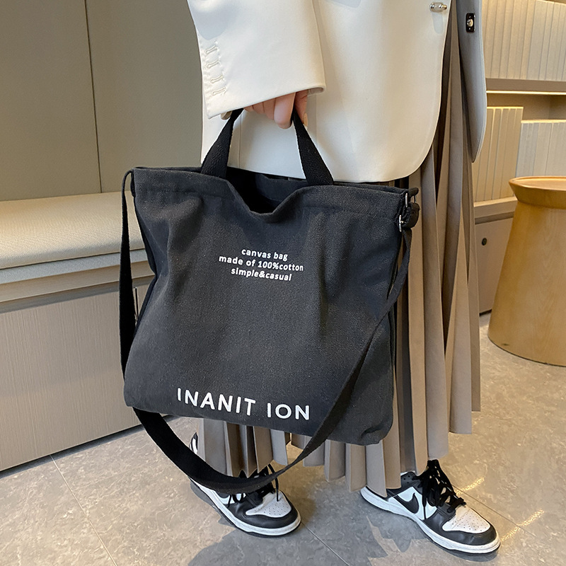 Fashionable Japanese Canvas To - Tote Bag Canvas Print บทวิจารณ์และราคา