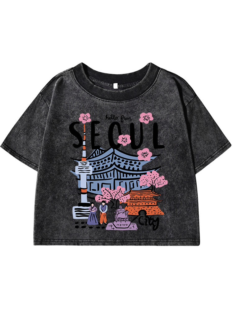 Seoul Beautiful Scenery Printi - Street Fashion Seoul บทวิจารณ์และราคา