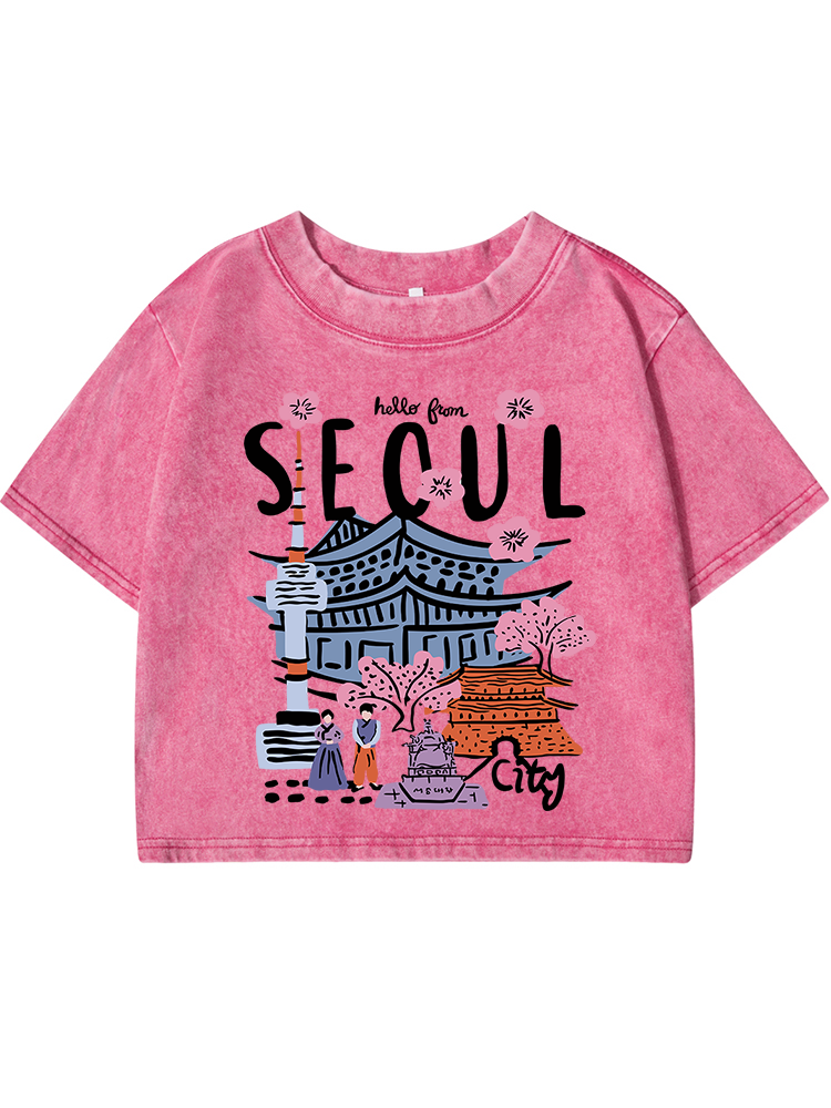 Seoul Beautiful Scenery Printi - Street Fashion Seoul บทวิจารณ์และราคา