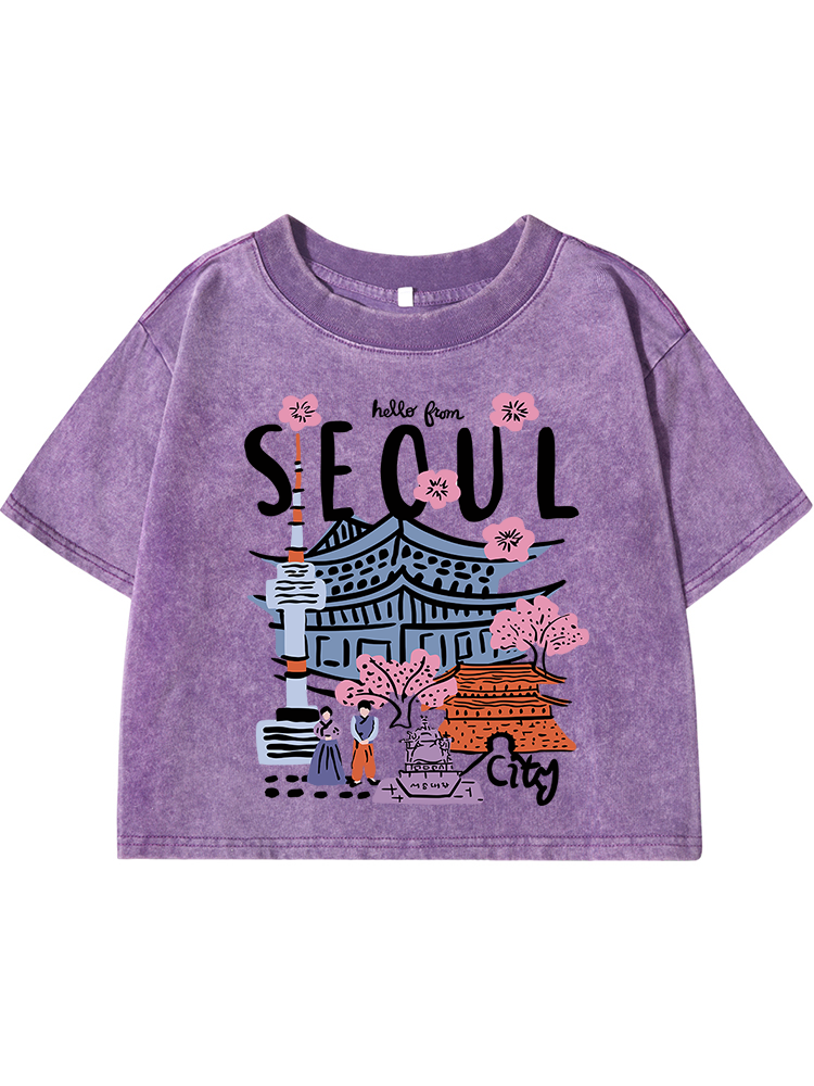 Seoul Beautiful Scenery Printi - Street Fashion Seoul บทวิจารณ์และราคา