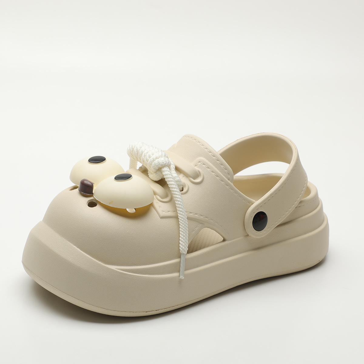 Cute DIY Big Eyes Fashion Clog - Street Fashion Girl บทวิจารณ์และราคา