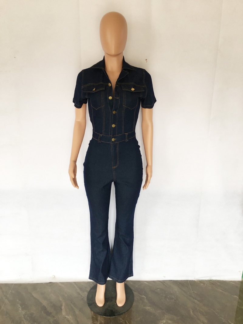 Streetwear Denim Jumpsuit Autu - Street Fashion Jeans Women บทวิจารณ์และราคา